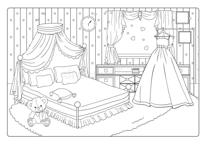 Featured image of post Bedroom Coloring Pages For Adults free for commercial use high quality images