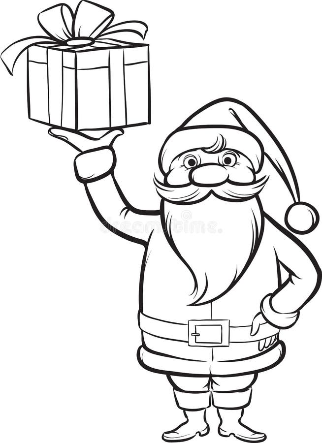 download coloring book santa claus with christmas gift stock vector illustration of full holiday - Coloring Book Santa download coloring book santa claus with christmas gift stock vector illustration of full holiday - Coloring Book Santa