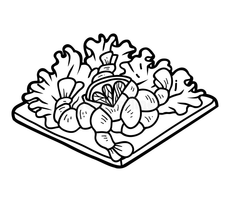 fruit salad clip art black and white
