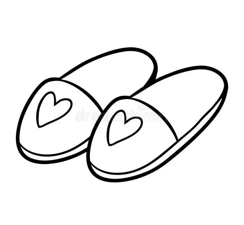 Pair White Slippers Stock Illustrations – 3,442 Pair White Slippers ...