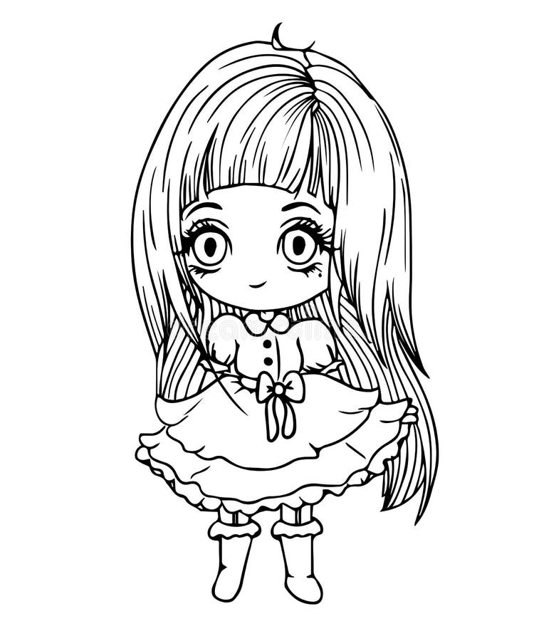 Inspiration 31+ Anime Doll Coloring Pages