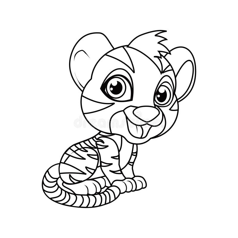 Tiger Mascot Coloring Page / Tiger Face Coloring Pages Getcoloringpages Com : Portrait silhouette of large tiger face.