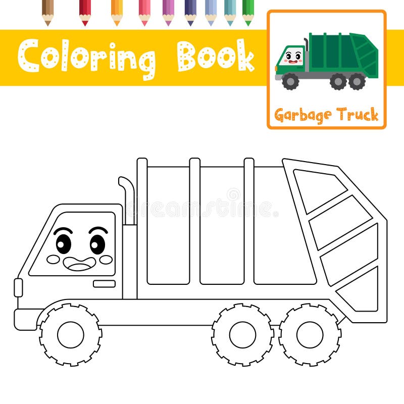 Share 157+ garbage truck drawing latest