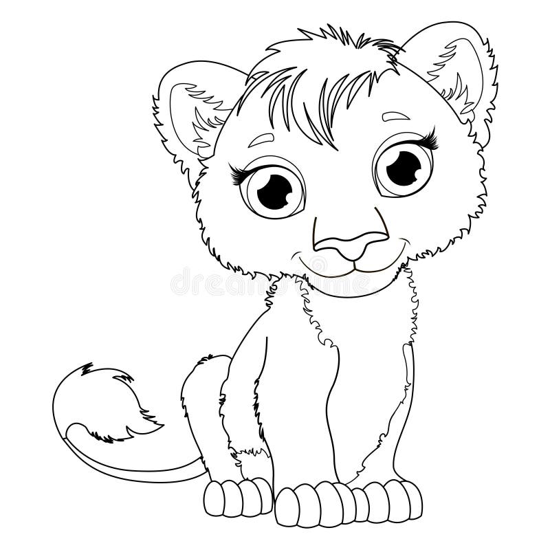 24+ Cute Lion Coloring Pages For Kids Full - Kindsmall