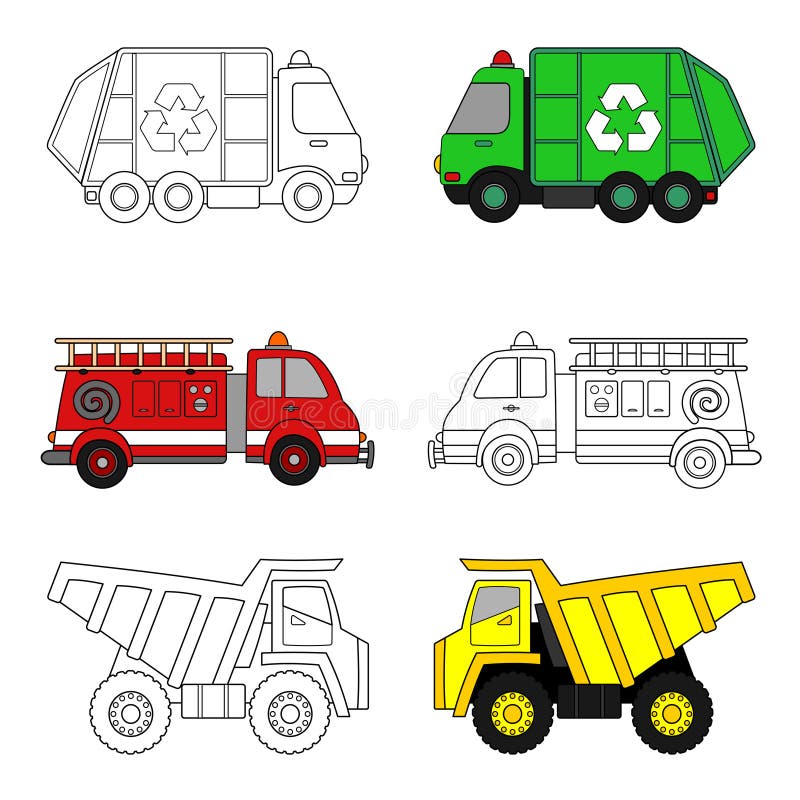 Featured image of post Coloring Kids Garbage Truck - Remember, in our category transportation coloring pages there are many trucks, cars, airplanes and other transport.