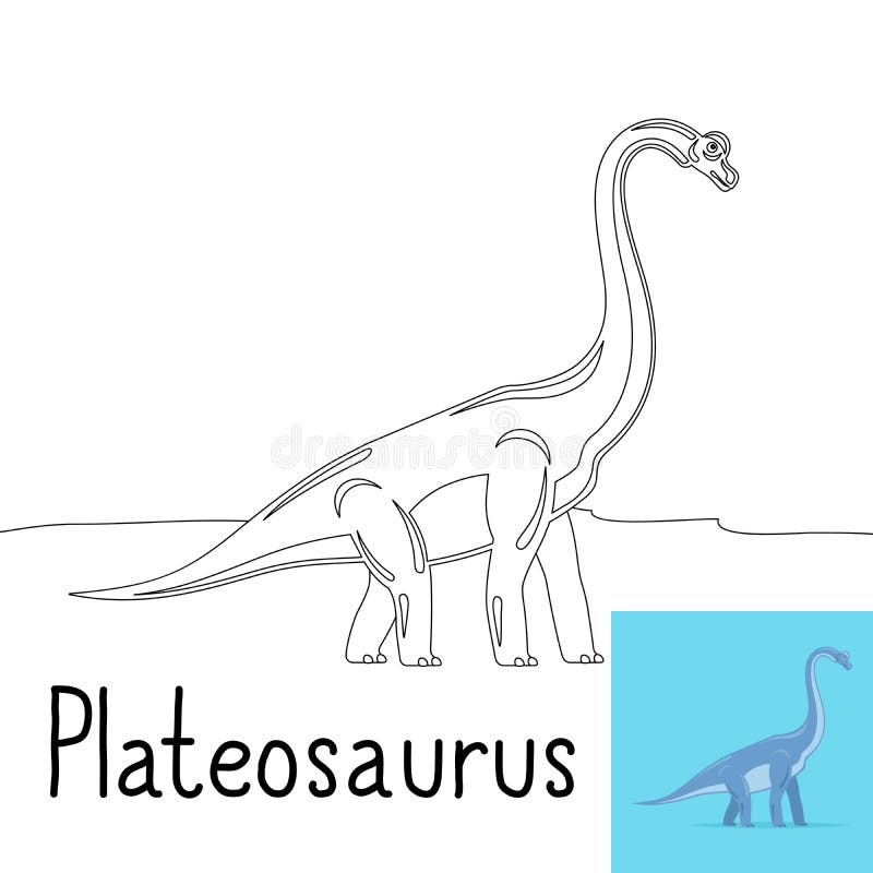 Dinosaur Plateosaurus Stock Illustrations – 138 Dinosaur Plateosaurus