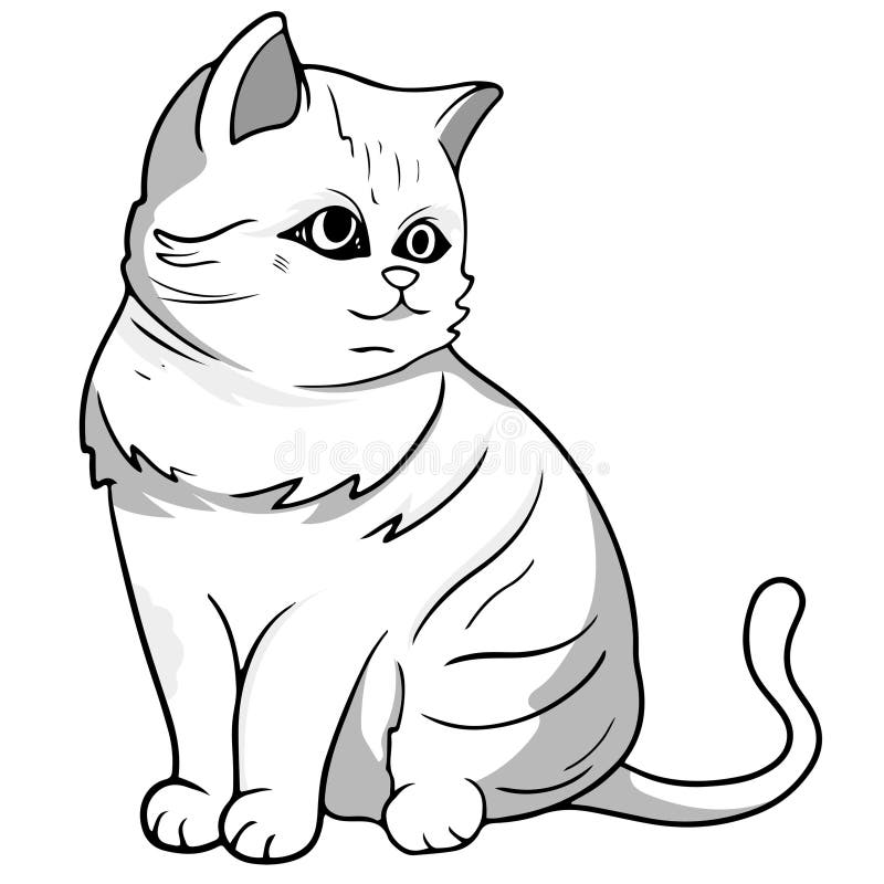 Anime Cat Girl Coloring Pages  Coloring Home
