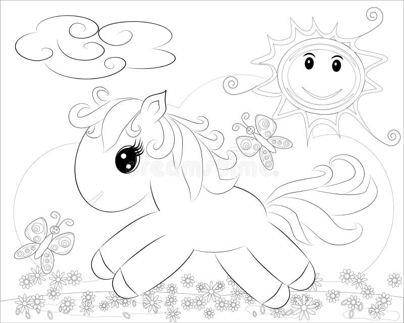 Little Pony coloring pages for kids - My Little Pony Kids Coloring Pages