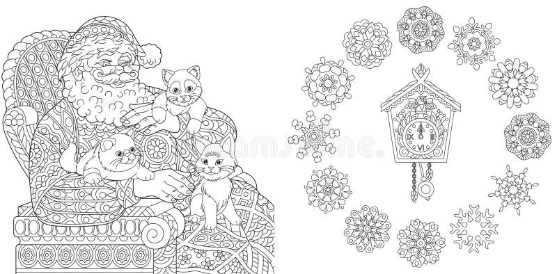 Cats Adult Coloring Book Stock Illustrations – 690 Cats Adult Coloring Book  Stock Illustrations, Vectors & Clipart - Dreamstime