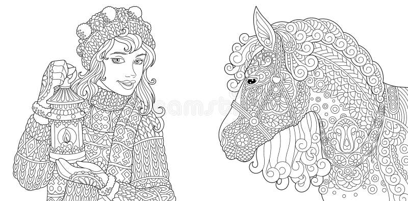 horse coloring pages for girls