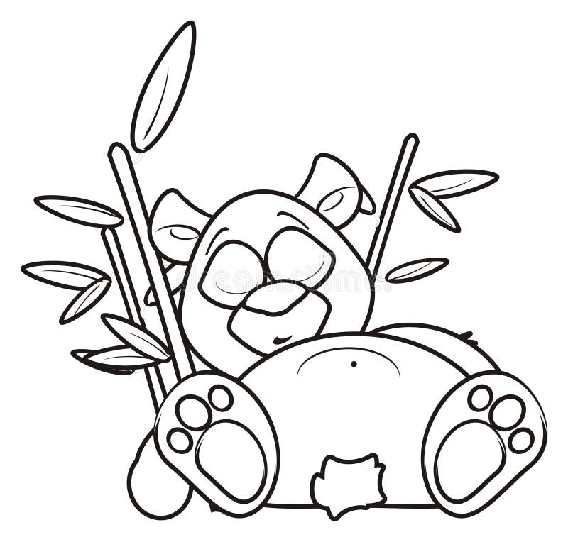 Cute Panda with a Bamboo Lantern Página para colorir  Panda coloring  pages, Coloring pages, Cute coloring pages