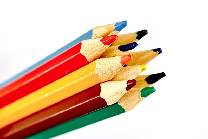 Coloring in Pencils stock image. Image of crayons, play 79274165