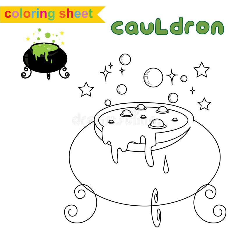 Halloween Printable Coloring Page for Toddlers and Kindergarten