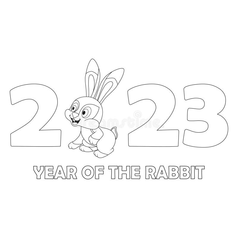 Chinese Year Rabbit Paint Stock Illustrations – 161 Chinese Year Rabbit