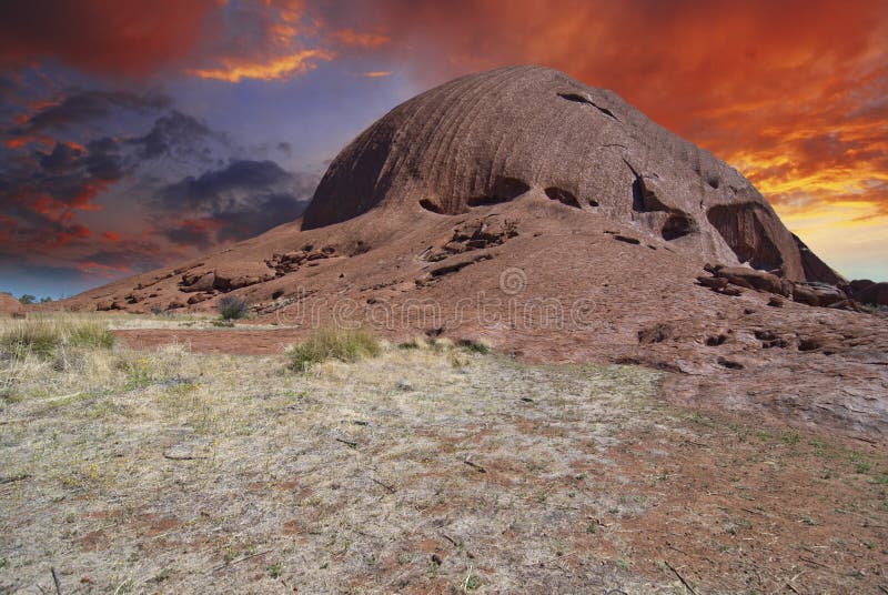 Colors and Mountains of Australian Outback