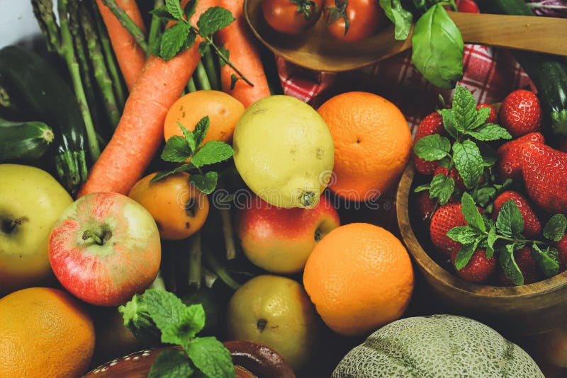 Colors Shaped of Fruit and Vegetables Stock Photo - Image of carrot ...