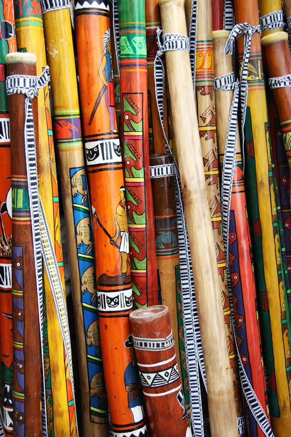 Colorful Didgeridoos Stock Photos Free & RoyaltyFree Stock Photos