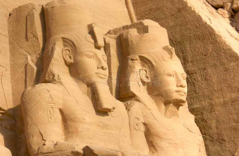 Colossal statues of Ramses II, Abu Simbel, Egypt