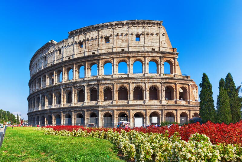 Colosseum antiguo en Roma, Italia