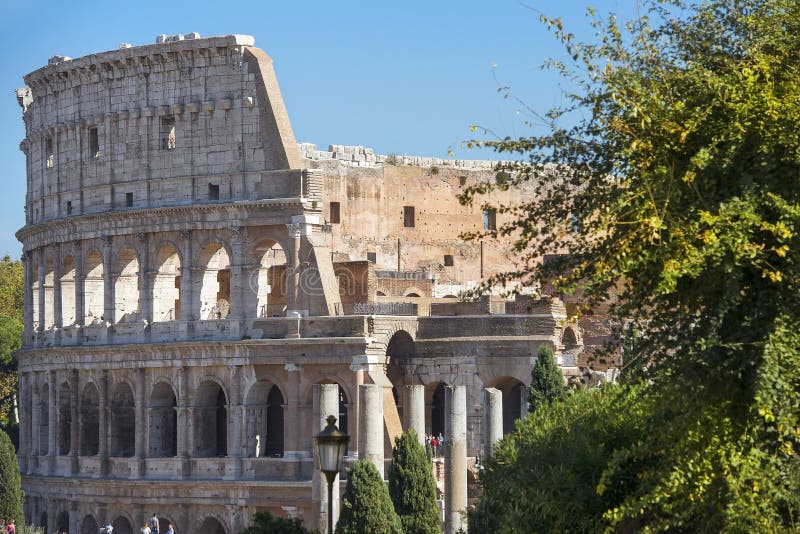 Colosseum of Coliseum in Rome, Itali? royalty-vrije stock foto Colosseum of Coliseum in Rome, Itali? royalty-vrije stock foto