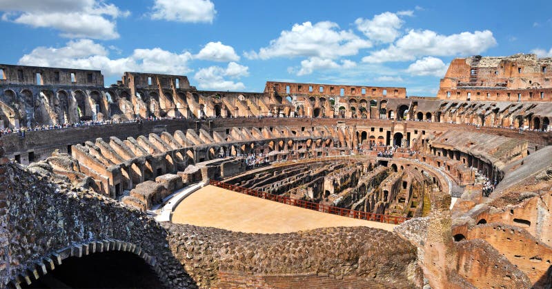 colosseum à l'intérieur de romain