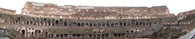 colosseumpanorama fotografering för bildbyråer colosseumpanorama fotografering för bildbyråer