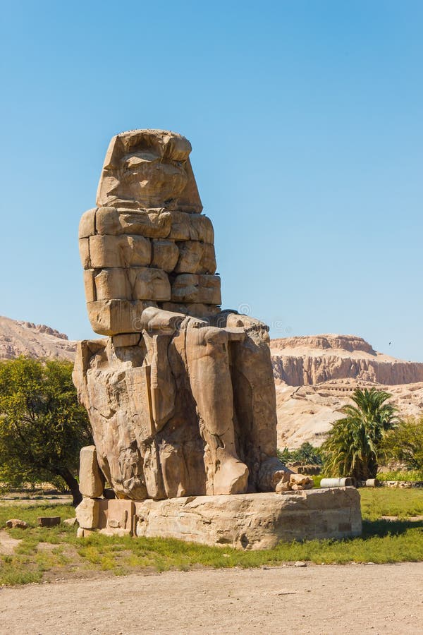 Colossi de Memnon, vale dos reis, Luxor, Egipto