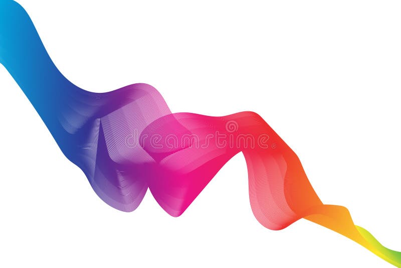 Abstract Ribbon Vector Art Design Stock Vector - Illustration of