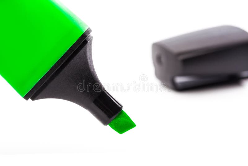 Colour Highlighter Pen Drawing a Circle Isolated on White Background with  Real Shadow Stock Photo - Image of drawing, doodle: 137998236