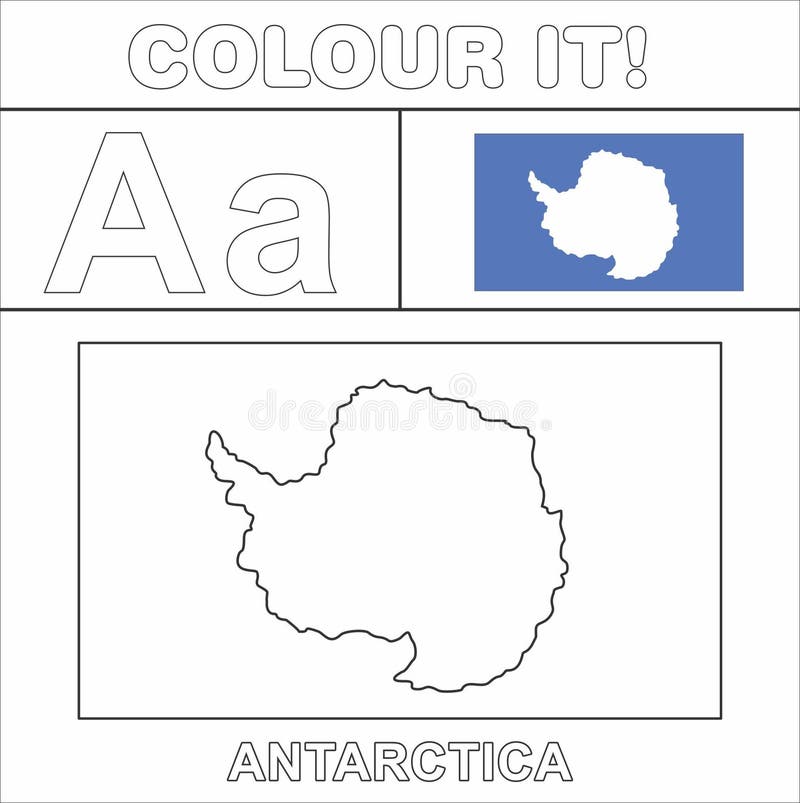 Download Colour It Kids Colouring Page Country Starting From English Letter A A Antarctica How To ...