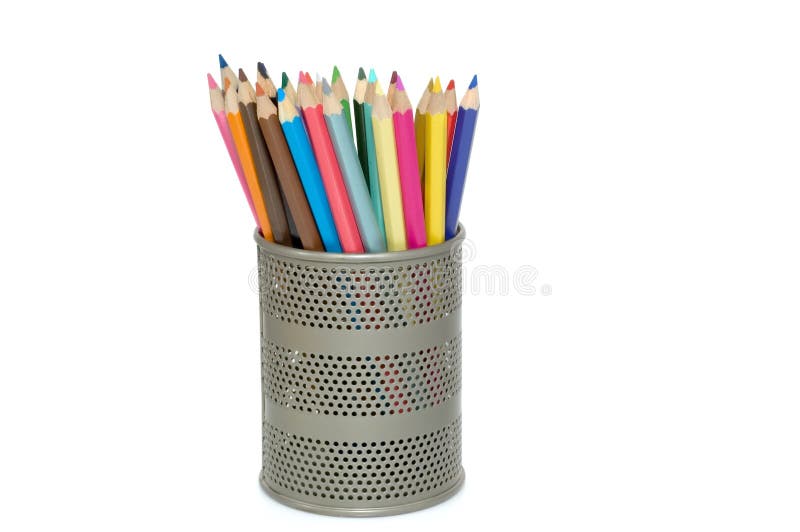 Creioane colorate stock images