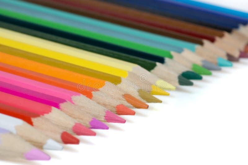 Creioane colorate royalty free stock images