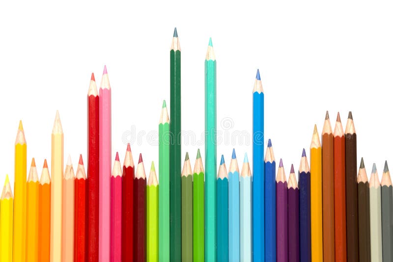 Creioane colorate royalty free stock images