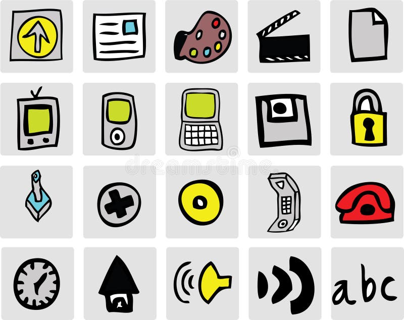 Colour Web Icons