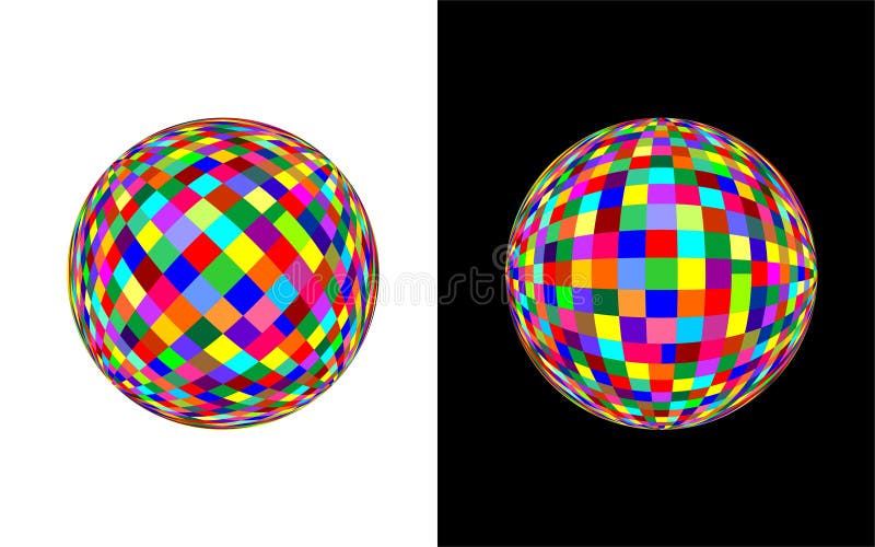 Coloured ball - cdr format