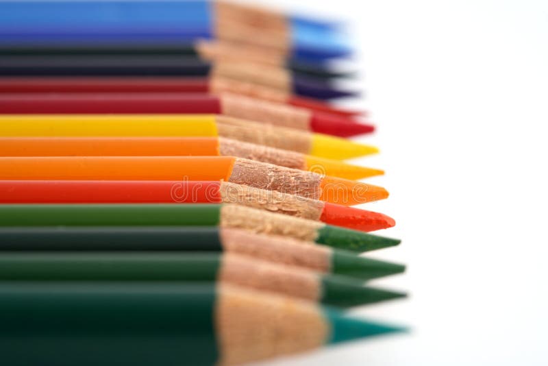 Coloured crayon