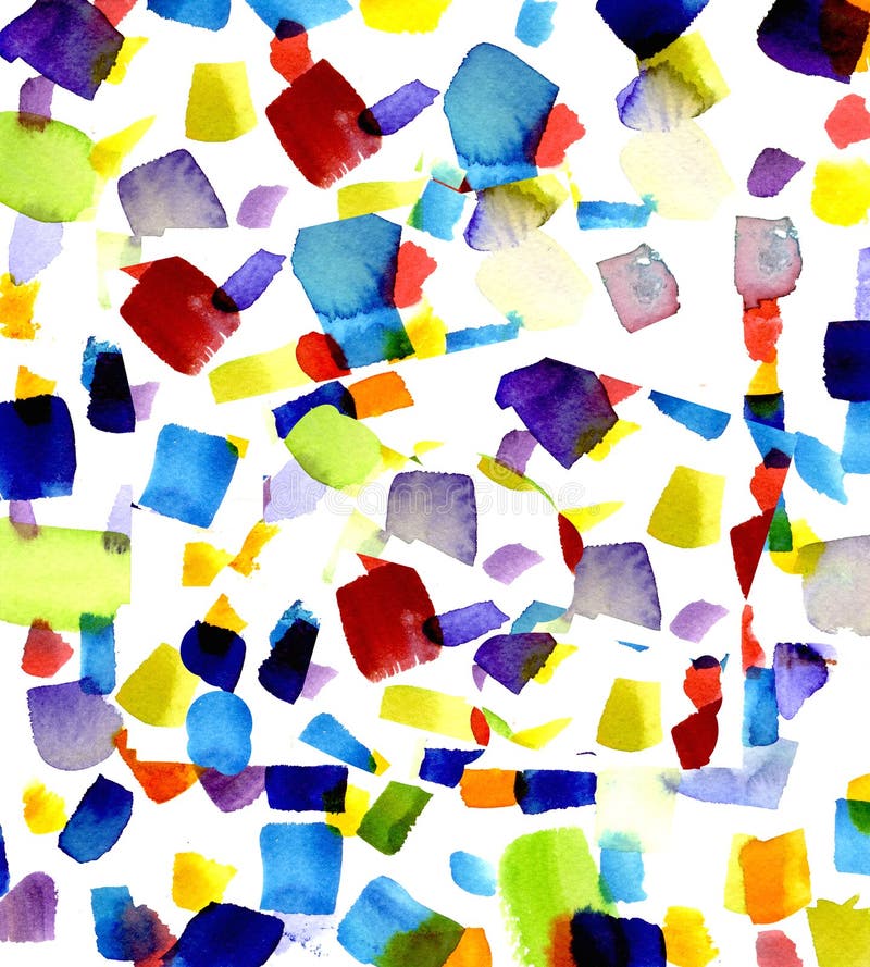 Coloured patches mayhem stock illustration. Illustration of contrast