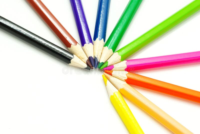 Coloured pencils