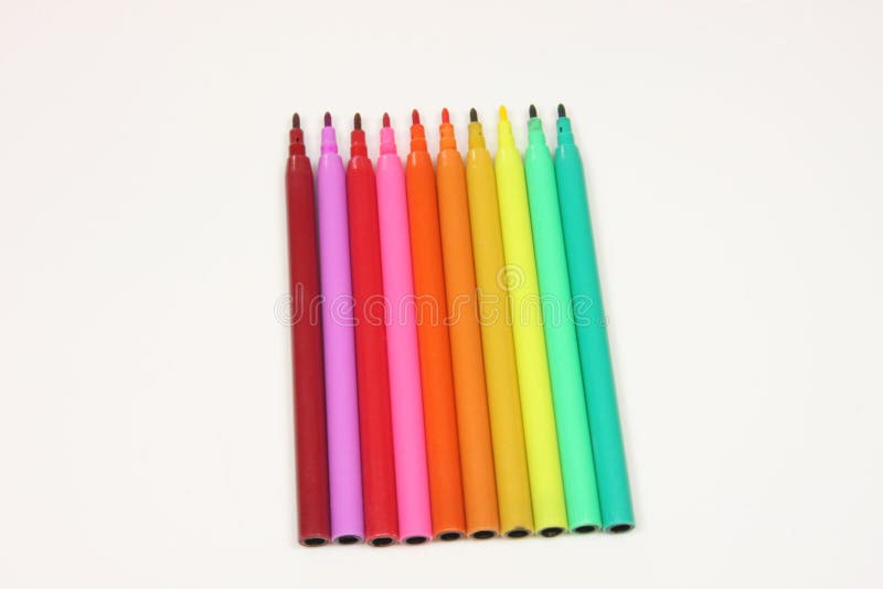 Coloured Pens Office Supplies