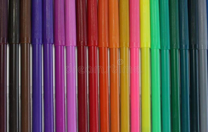 Coloured Pens Office Supplies