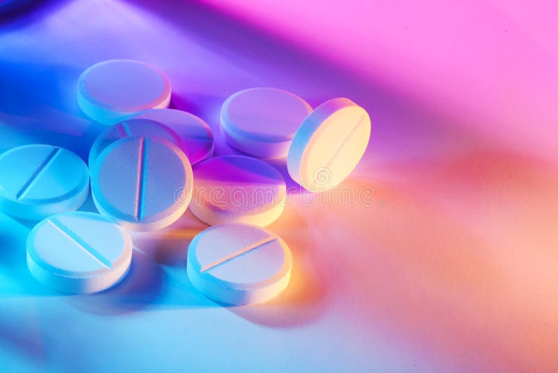 Coloured pills