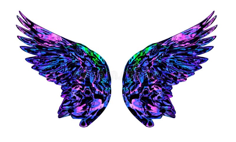 Black Wings PNG Image  Angel wings png, Demon wings, Wings drawing