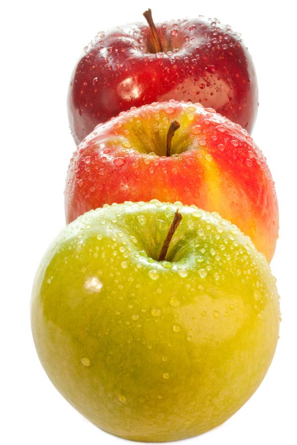 Colourful apples