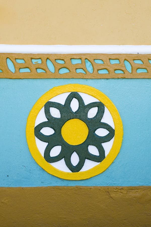 Colourful architecture in Guatape, Colombia stock photos.