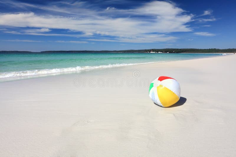 ball on the beach
