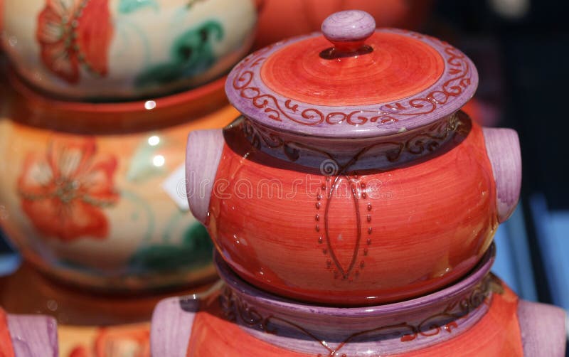 Colourful ceramics on the French Riviera