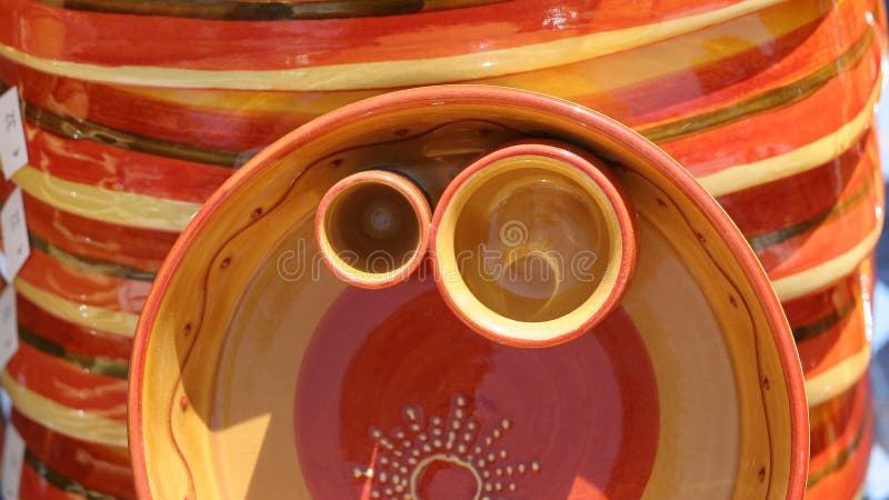 Colourful ceramics on the French Riviera