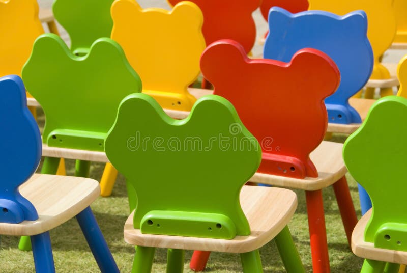 Colourful chairs