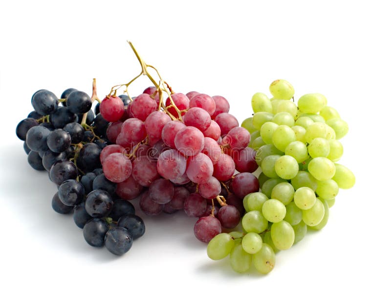 Colourful grapes