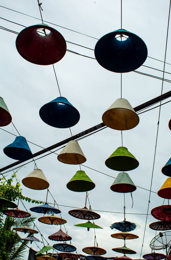 Colourful parasole Używać jako tło obrazy stock Colourful parasole Używać jako tło obrazy stock